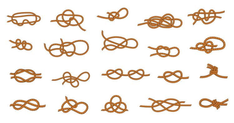 survival tips using knots to secure items