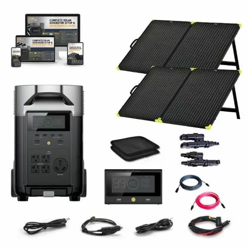 EcoFlow DELTA PRO 120V Portable Solar Generator Kit - ShopSolarKits.com