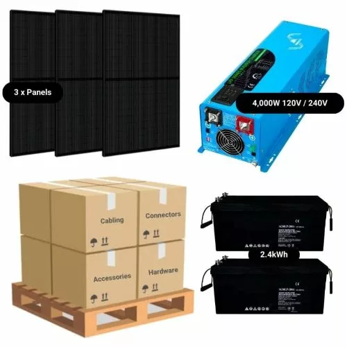 Remote Off-Grid 4000W Solar Power Kit [RPK-MAX] - ShopSolar.com