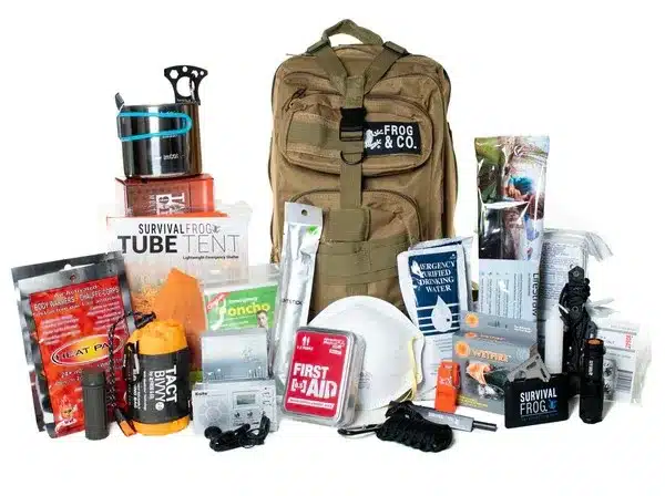 Survival Frog large Bug-out Bag kit and contents