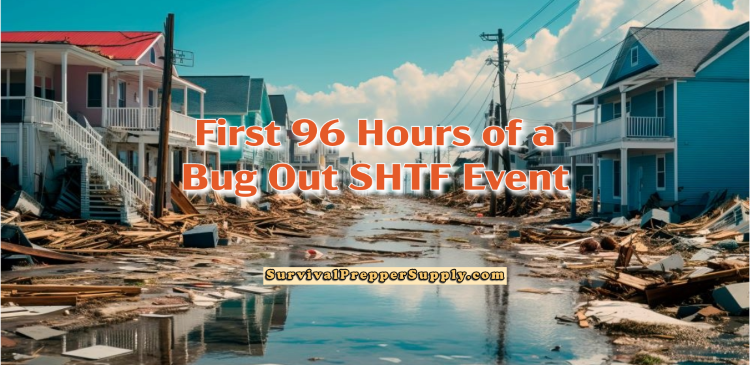 first 96 hours of a bug-out event