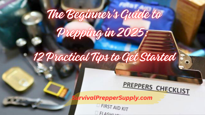 The Beginner's Guide to Prepping: 12 Practical Tips to Get Started in 2025