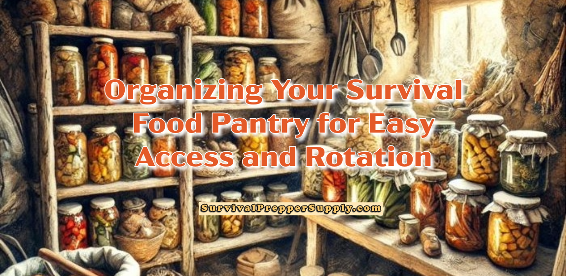 Organizing Your Survival Food Pantry for Easy Access and Rotation