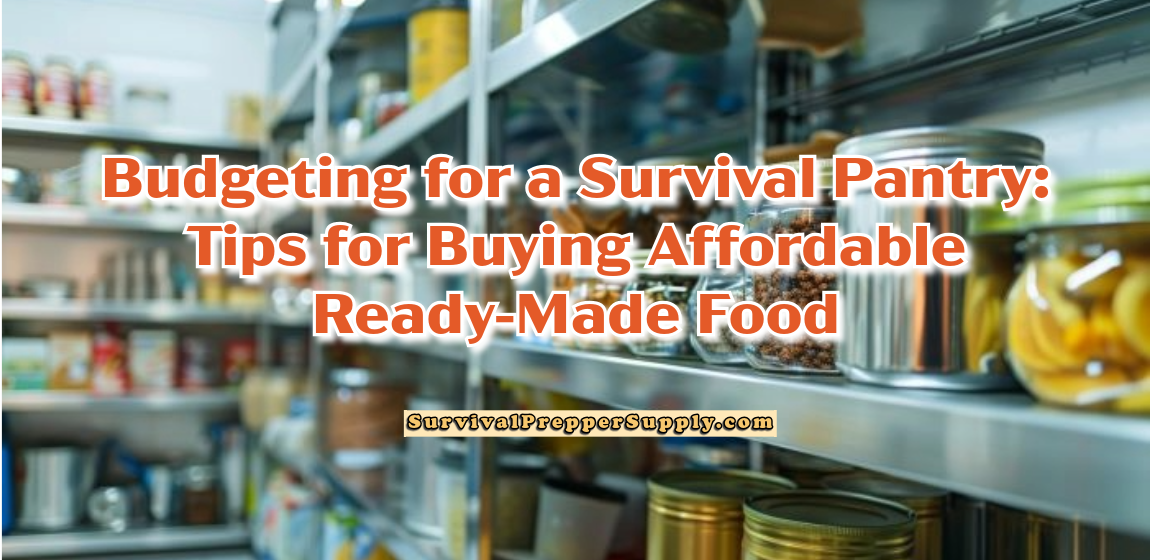 Budgeting for a Survival Pantry: Tips for Buying Affordable Ready-Made Food