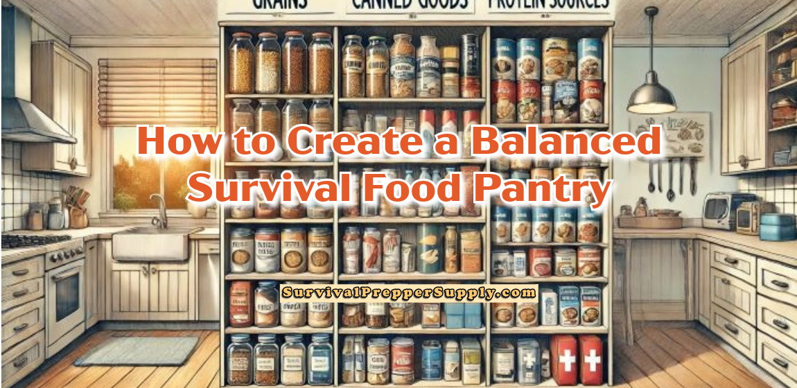 How to Create a Balanced Survival Food Pantry