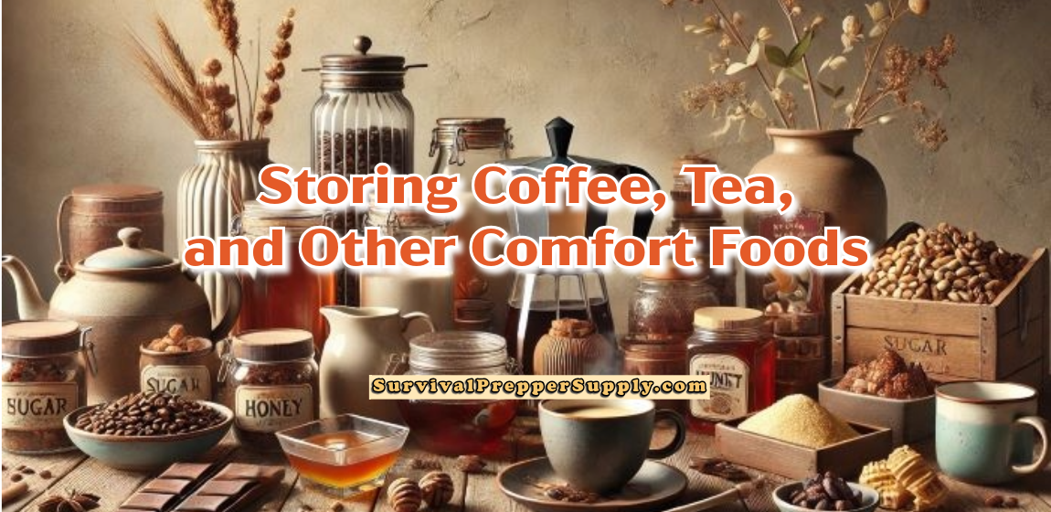 COMFORT FOODS Storing Coffee, Tea, and Other Comfort Foods