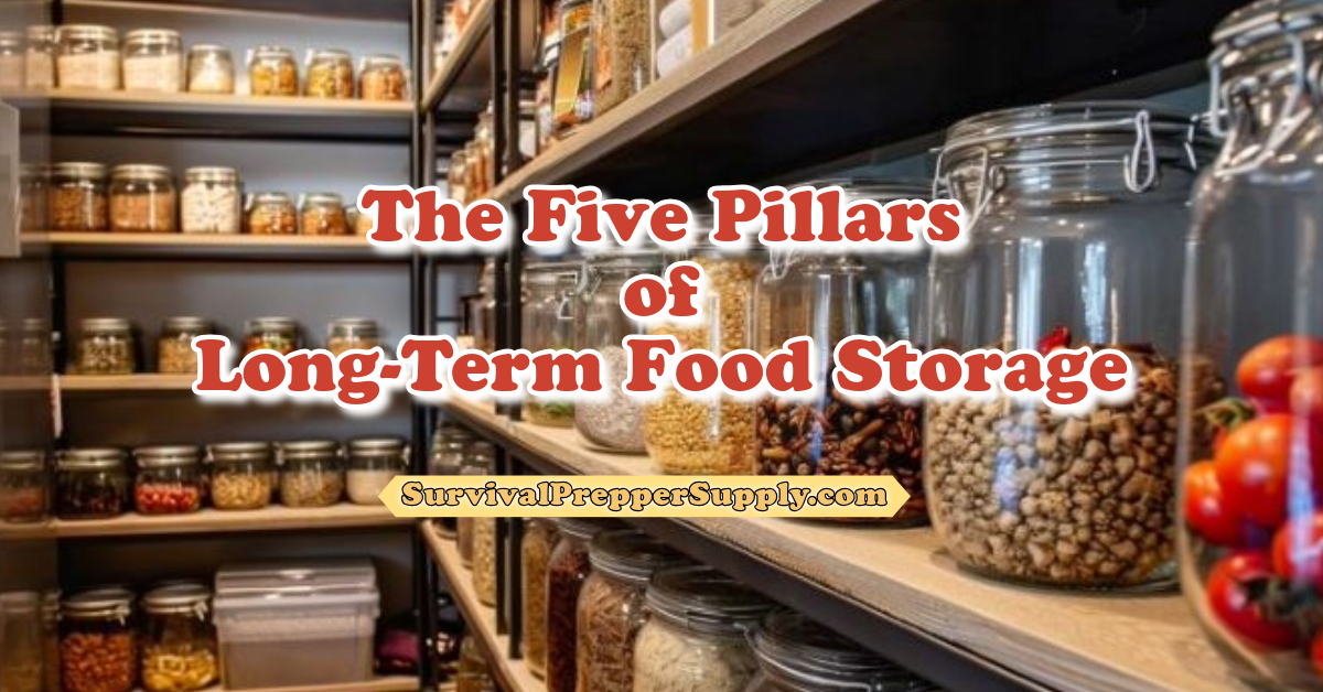 The Five Pillars of Long-Term Food Storage