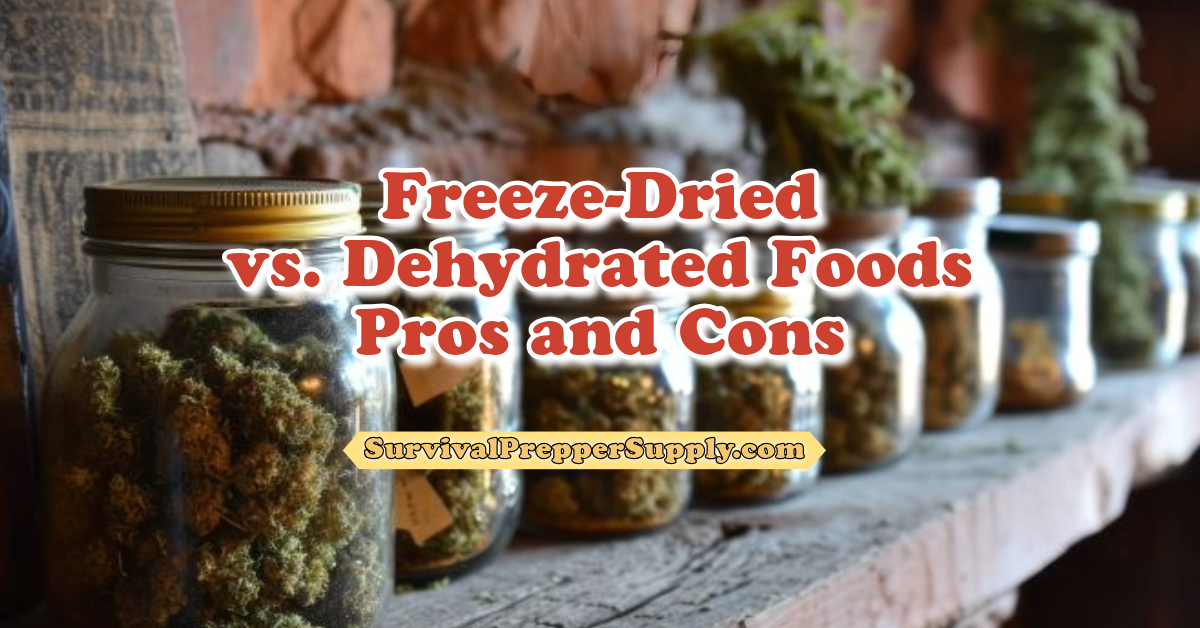 Freeze-Dried vs. Dehydrated Foods