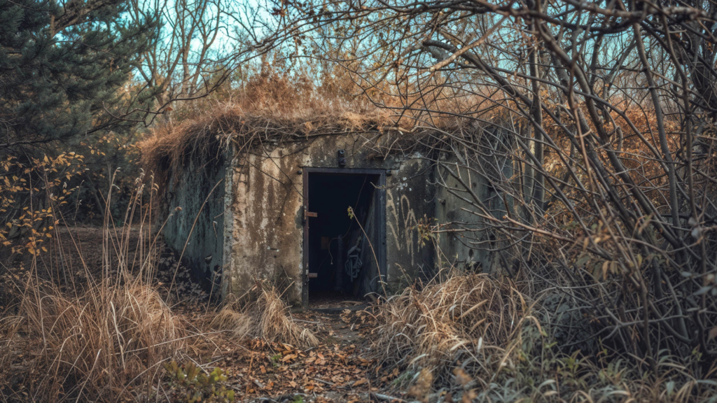 Bartering and Food Storage in a War ZoneAmazing safe house hideout in the forest.