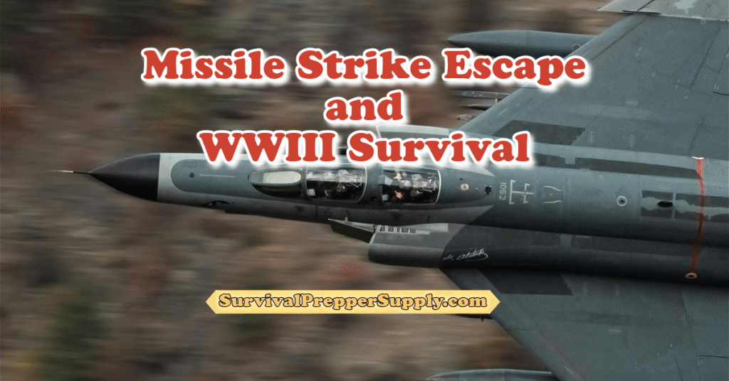 54 CONFLICT SURVIVAL TIPS -Missile Strike Escape and WWIII Survival: Where to Go and What to Do Photo by Necati Ömer Karpuzoğlu: https://www.pexels.com/photo/military-jet-in-flight-over-turkish-terrain-31162834/