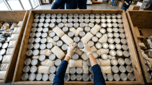 Bartering and Food Storage in a War Zone